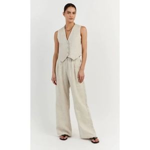 DISSH Norah Natural Linen Pants